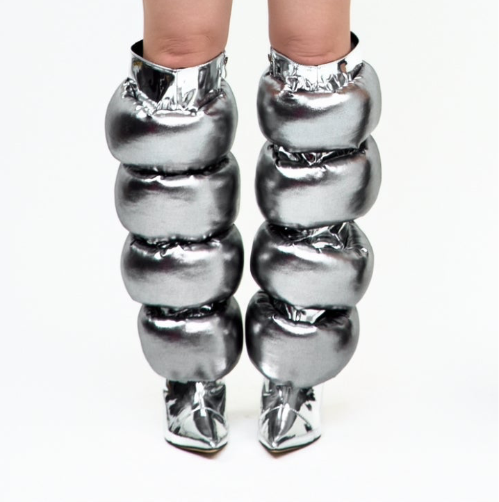 CHROME PUFFER BOOTS