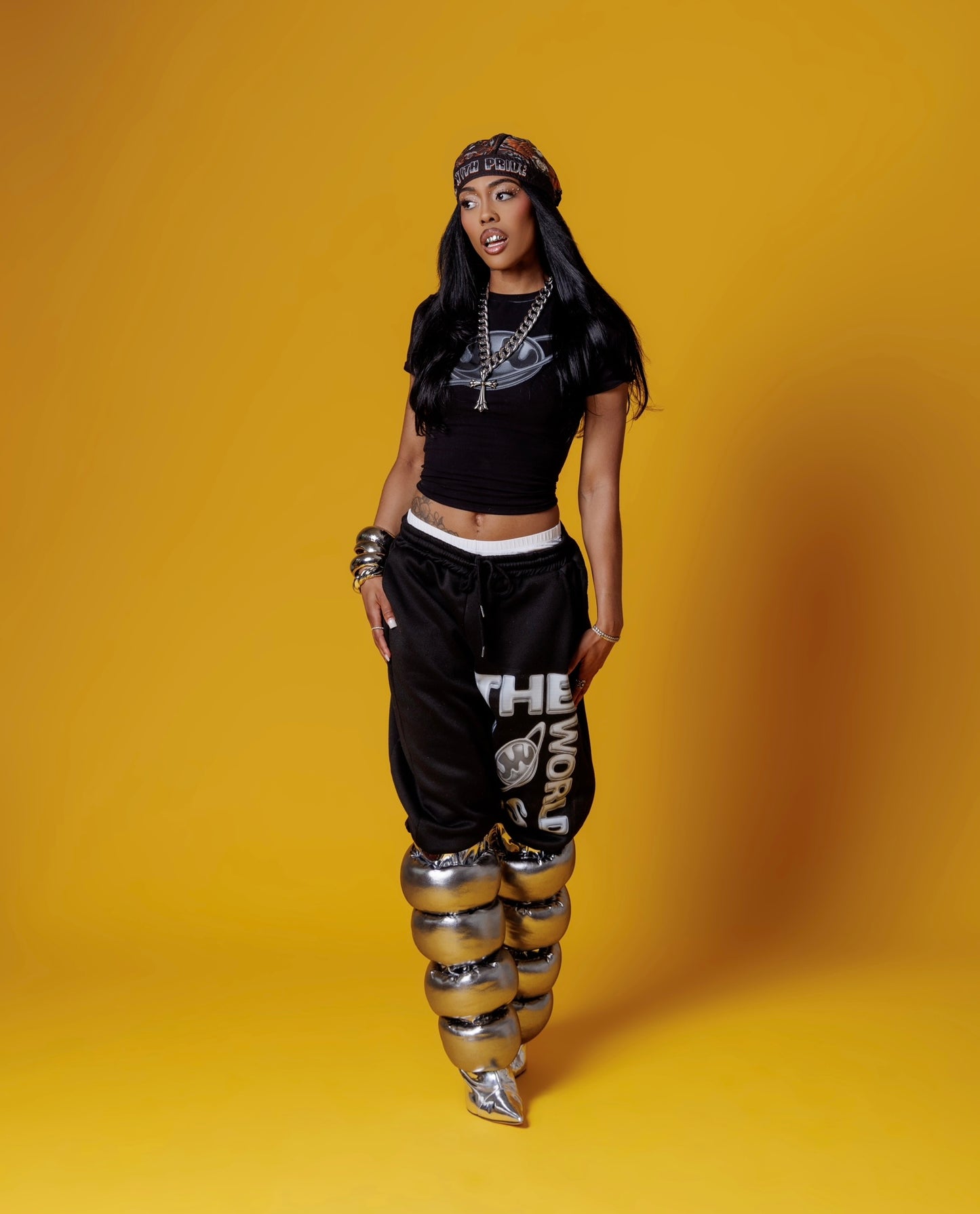 CHROME PUFFER BOOTS