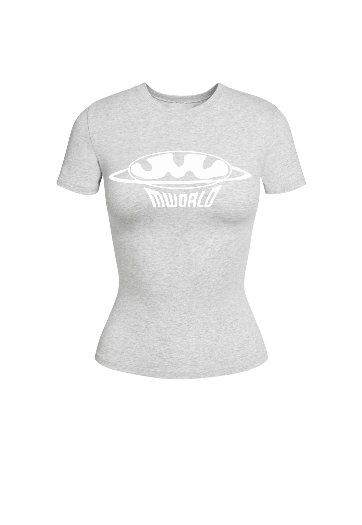 GRAY LOGO TEE
