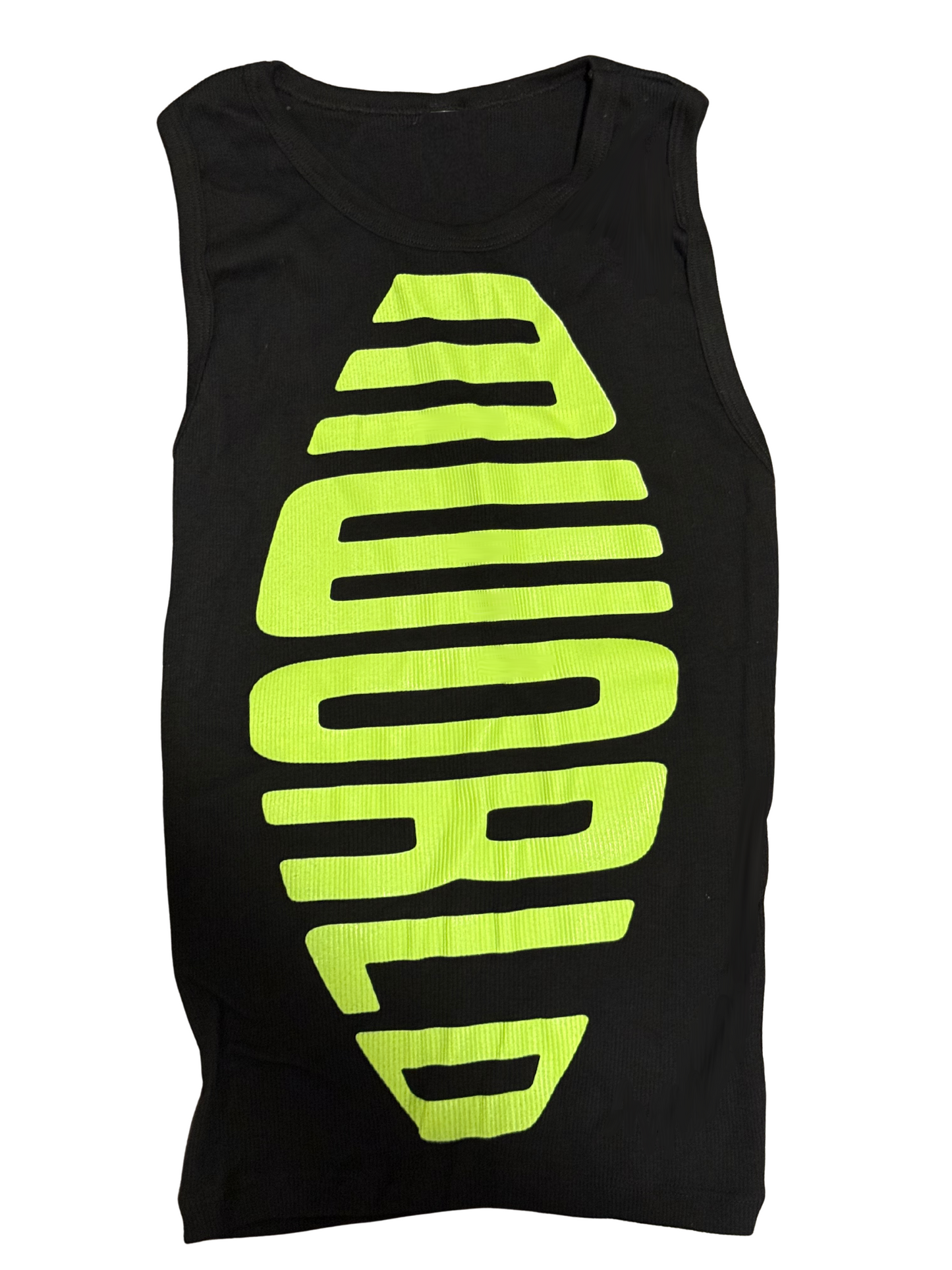 MWORLD LOGO TANK GREEN