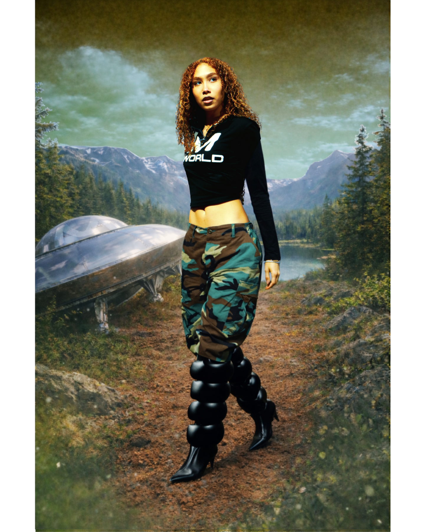 QUARTER ZIP MWORLD TOP