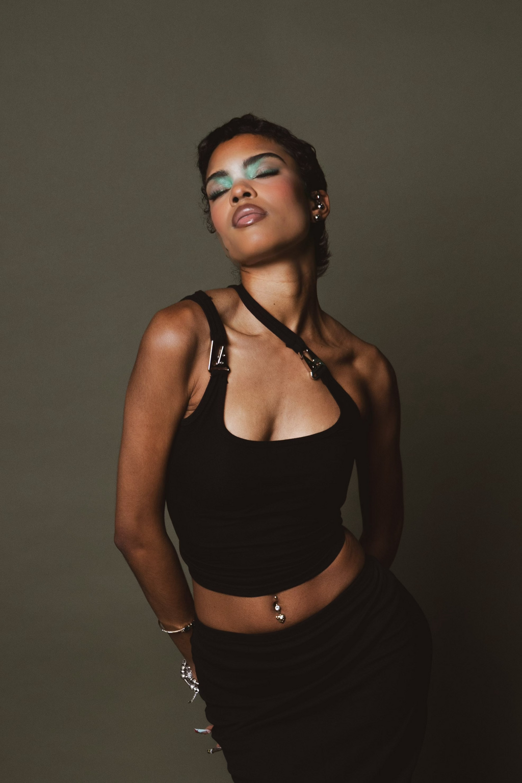 Black Harness Tank