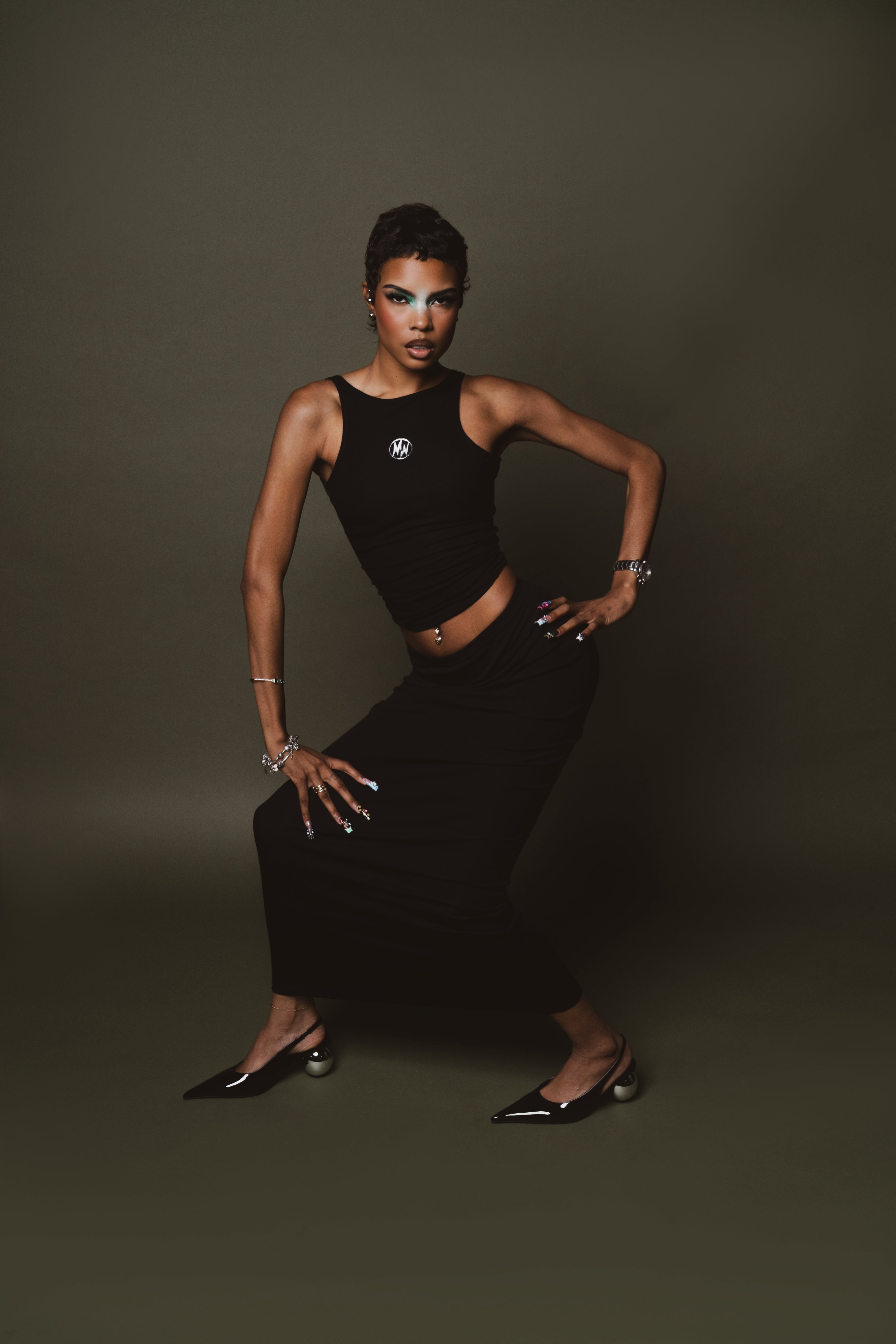 Black Harness Tank