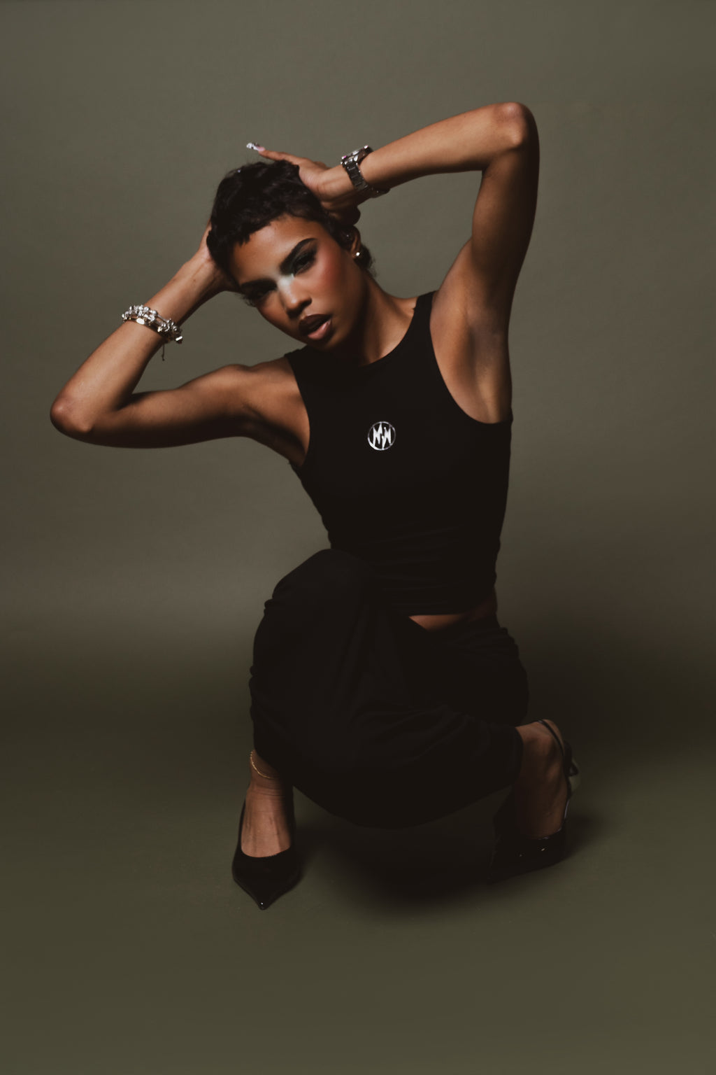 Black Harness Tank