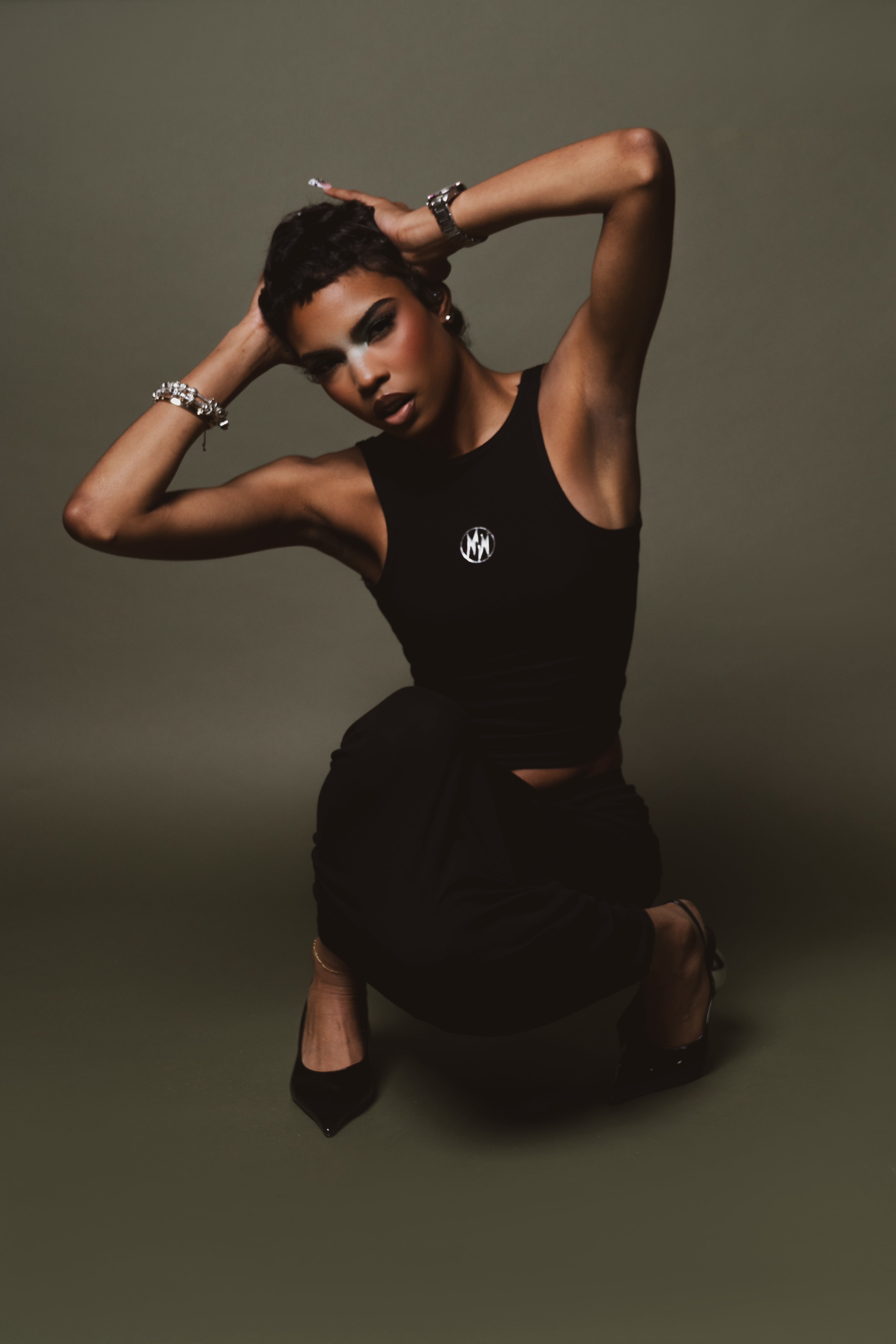 Black Harness Tank