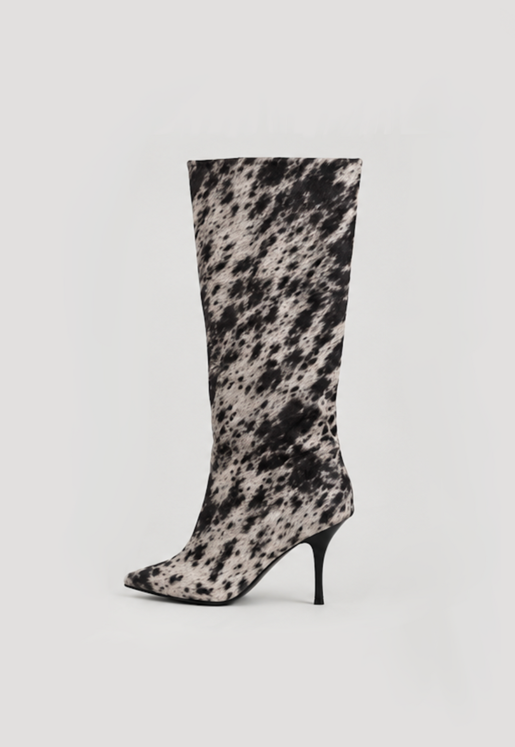 Cowhide Stiletto Boots