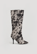 Cowhide Stiletto Boots