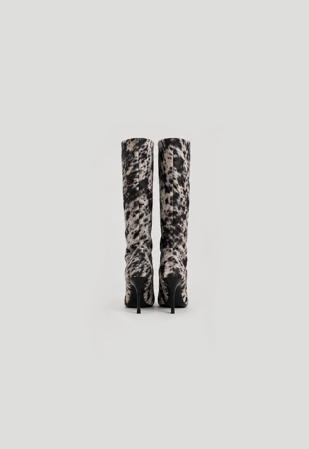 Cowhide Stiletto Boots