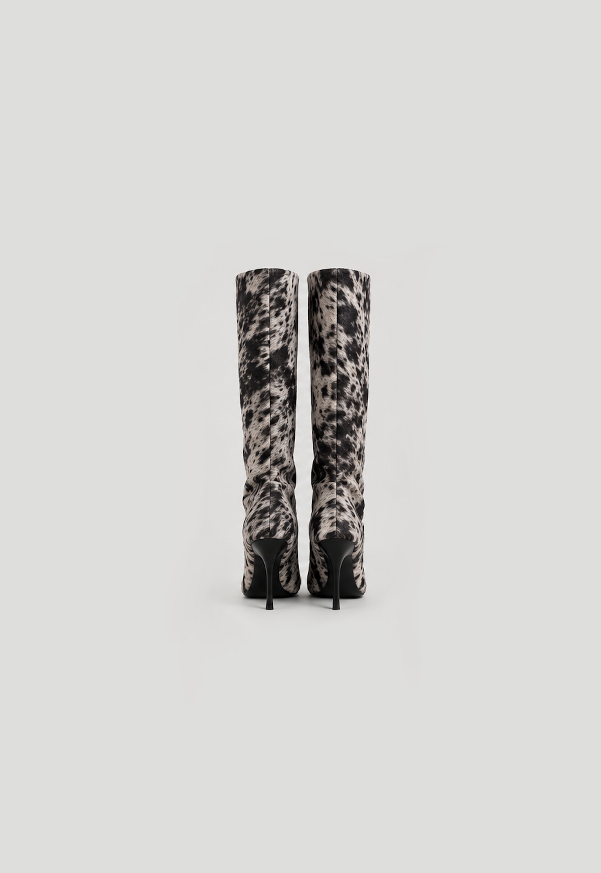 Cowhide Stiletto Boots
