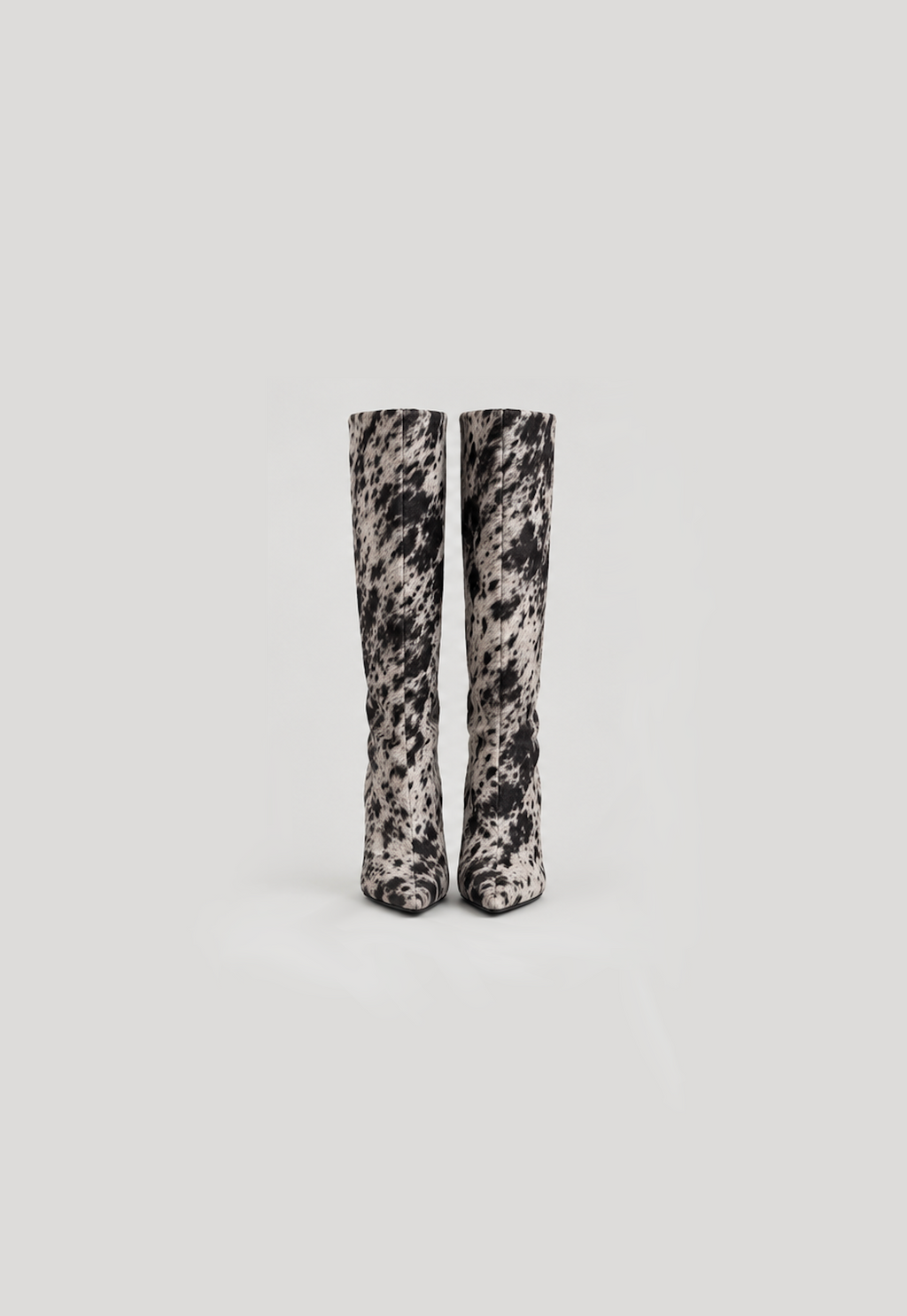 Cowhide Stiletto Boots